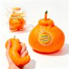 Crunchy Orange Squishy Fidget Slow Rising Toys, Crunchy Squishy Stress Ball