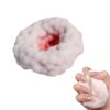 Crunchy Squishy Noisy Stress Balls Ice Skin Fidget Sensory Toys,Crunchy Stress Ball, Slow Rise Squishy Fidget Toy for Anxiety Relief, Handmade Moldable Squeeze Ball for Kids Adults (Pink)
