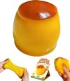 Crunchy Squishy Stress Ball Caramel Pudding
