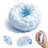 Crunchy Squishy Stress Ball, Crunchy Stress Ball with Beads, ASMR Smoothie Squeeze Toy, Anxiety Relief Fidget Ball for Adults & Kids, Party Favors and Employee Gifts(Blue)
