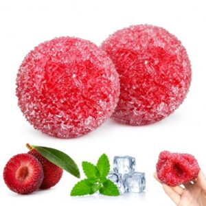 Crunchy Squishy Stress Ball, Ice Skin Moldable Fidget Toys, Anxiety Relief (2 pcs)