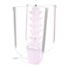 CRYBY Hydroponic Grow Tower, 30-Hole Hydroponic Growing Kit with 4 Lights
