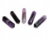 crystalmiracle Amethyst 5 Pcs Double Terminated Wand Points 1.2-1.7 inch, Crystal Healing Reiki Feng Shui for Men Women Meditation