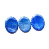 Crystal Ornaments 3pcs Natural Polished Lapis Lazuli Thumb Stone Crystal Seven Chakra Reiki Palm Worry Meditation Beautiful Ornaments