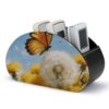 CSGJMYGS PU Leather Remote Control Holder TV Remote Storage Box