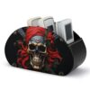 CSGJMYGS PU Leather Remote Control Holder TV Remote Storage Box