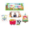 CTP Woodland Friends Happy Birthday Mini Bulletin Board Set Classrooms, School Offices & Daycare Centers (Creative Teaching Press 11093)
