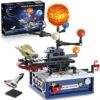 CUBIMANA Solar System Building Sets with Light, 9 Planets & Rocket for Kids
