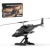 CubiMythx Helicopter Building Blocks and Construction Toy, Collectible Military-Themed Model to Build and Display, Great Gift for Military Fans (1039PCS)