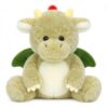 Cudhug Curly Dinosaur Stuffed Animal, Squishy Plush Toy Gift for Kids 9.8in