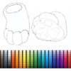 Custom Fursuit Feet Paws Shoes kit Plush Furry Boots fursuit Costume paw Shoes Halloween Accessories Cosplay Costume Comic Exhibition Multi