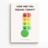 Customized How Are You Feeling Today Poster Thermometer Mood Chart Classroom Decor Kids Therapy Office Canvas Print Wall Art
