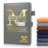 Custom Journal Notebook with Name and Text - Personalized Leather Journal - UV Printing A5 Hardcover Executivenotebooks for Work - Personalized Gifts for Employees, Bosses, Teachers - Business Gifts