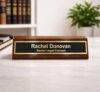 Custom Lawyer Desk Name Plate - Judge Desk Plaque - Judicial Nameplate (14 X 3 INCHES)