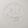 Custom Library Book Stamp or Personalized Book Embosser Name Stamper