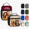 Custom Lunch Bag with Photo Name Personalized Lunch Tote for Women Men