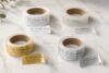 Custom Return Address Labels on a Roll, Personalized Mailing Labels, 2.5" x 0.75", Self-Adhesive Address Stickers, 50 to 500 Labels, Optional Clear Label Dispenser (Botanical & Floral)