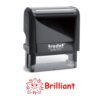 Custom Self-Inking Stamp, 3/4" x 1-7/8" Personalized Text Rubber Stamp