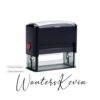 Custom Self-Inking Stamp Personalized Signature Name Document Seal