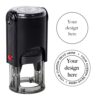 Custom Stamps Self Inking – Upload Logo/Name, 5 Ink Colors