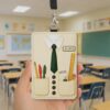 Custom Teacher Badge Holder, Shirt Pocket Teacher Lanyards for ID Badges, Classroom Decor Supplies Must Haves, End of Year Thank You Teachers Appreciation Gifts, Back to School Gifts for Teachers