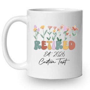 Custom Teacher Mug Personalized Gift for Teacher Appreciation Coffee Cup From Student End of Year School Women