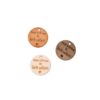Custom Wooden Tags, Personalized Round Wood Labels with Engraved Text, Custom Name Handmade Tags for Knitting, Crochet, Handmade Crafts, Gift Ornaments