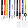 Custom Woven Lanyards Bulk with Lobster Clasp for ID Badges and Keys
