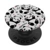 Cute and fun panda design for panda bear Panda monium PopSockets Adhesive PopGrip