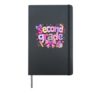 Cute Back To School 2nd Grade First Day Of School Women Girl Hardcover Journal, Black