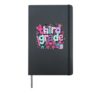 Cute Back To School 3rd Grade First Day Of School Women Girl Hardcover Journal, Black