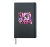 Cute Back To School 5th Grade First Day Of School Women Girl Hardcover Journal, Black