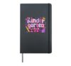 Cute Back To School Kindergarten First Day Of School Girls Hardcover Journal, Black