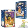 CUTEBEE Book Nook Kit - 3D Puzzle Cosmic DIY Miniature Dollhouse, Warm LED Bookshelf Decor Model, Gifts for Adults Teens Family Friends (The Planet and the Rose)