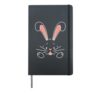 Cute Bunny I Bunny Spring Bunny Easter Easter Bunny Easter Hardcover Journal, Black