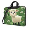 Cute Cartoon Sheep Laptop Case 15.6 inch Laptop Sleeve Computer Bag Messenger Shoulder Bag Computer Case Carrying Cover