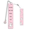 Cute Cat Book Marks for Reading Women Bookish Gifts for Cat Lovers Funny Animals Bookmark for Book Cats Lover Kids Silly Cats Pink Stainless Steel Bookmark