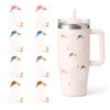 Cute Goose Stickers 48pcs, Funny Duck Decals with 4 Cap Colors for Water Bottles, Tumblers, Laptops, Notebooks, Journals, Scrapbooks, Kids Crafts, Classroom Rewards & Party Favors for Kids