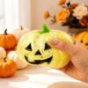 Cute Halloween Glitter Pumpkin Squeeze Toy