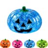 Cute Halloween Pumpkin Squishy Toy, Glitter Squeeze Stress Ball for Adults, Soft Pumpkin Sensory Fidget Decor, Autumn Desk Decoration, Cute Pumpkin Gift for Adults, Halloween Party Favor，#C