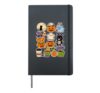 Cute Kawaii Halloween Spooky Cute Y2K Hardcover Journal, Black