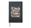 Cute Kindergarten Teacher School Classroom Letters Hardcover Journal, Black