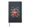 Cute Ladybug I Insect Cute Seven Dot Beetle Kids Hardcover Journal, Black