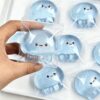 Cute Soft Stress Relief Toy,Transparent Jellyfish for Stress Relief, Stress Relief Sensory Tool for Adults