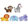 Cute Zoo Animal Wood Chunky Puzzle for Kids & Toddlers, Assorted Surprise Styles, Ages 3 & Up