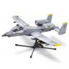CUUSMET A-10 Warthog Building Block Set, Cold War/WW2 Military Jet Fighter Model with Display Stand, Historical Aviation Display for Aircraft and History Enthusiasts, Gift for Kids Ages 6+
