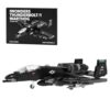 CUUSMET A-10 Warthog Military Fighter Jet Building Block Set, Realistic Aircraft Model Kit with Opening Cockpit, Retractable Landing Gear, Linked Flaps, Tail Surfaces, Engines, Army Airplane Gifts