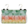 CuwrYet Ink Indian Flag Owl Bedside Storage Caddy Organizer Bed Caddy Hanging with 6 Pockets for Dorm Bed Top Bunk Beds Rooms Book Headboards