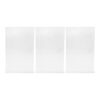 CVUTOVO 3pcs Acrylic Book Stand for Office and Room Book Stands, Sturdy and Space-Saving Design Desktop Organizer and Modern Appeal for Displaying Pamphlets and Brochures