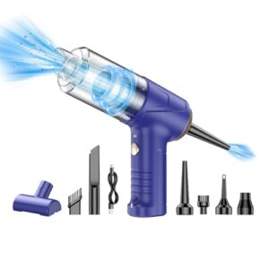 CXIENAOY Bug Vacuum Catcher for Adults, Handheld Rechargeable Fly Insect Catcher with LED Light & Powerful Suction, Humane Cordless Spider Vacuum & Bug Sucker Black